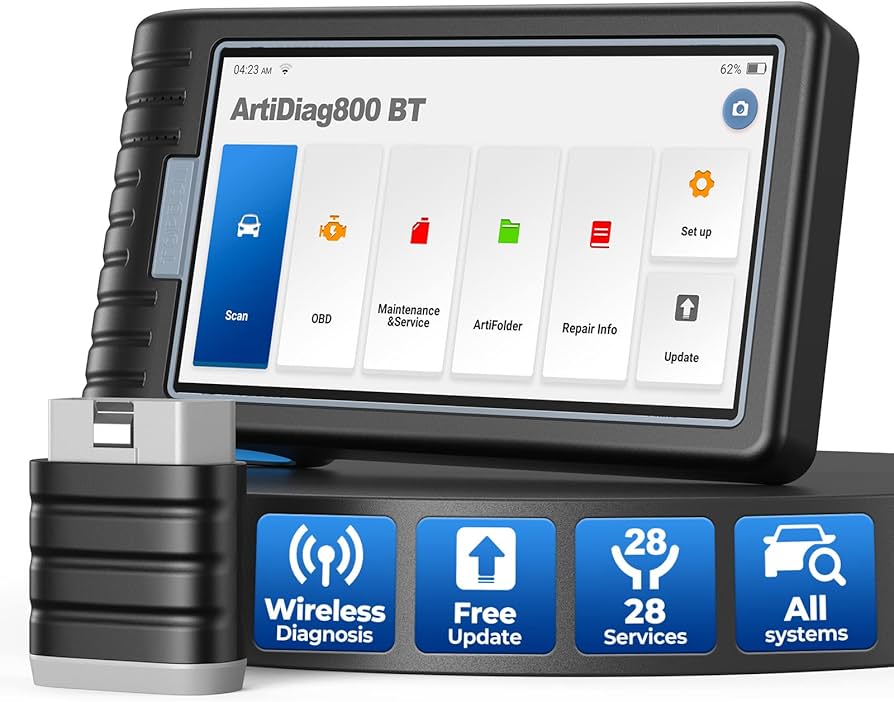 ArtiDiag800 BT TOPDON スキャナー 全システム スキャン TOPDON AD800BT V2.0 Full Systems OBD2 Diagnostic Scanner